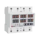 Трехфазное реле напряжения и тока с дисп. MRVA-3 63A EKF