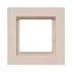 1 - местная рамка, IP44, кремовая, пластик Эпика EKF