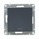 Механизм выключателя, одноклавишный, с подсветкой, графит Эпика EKF