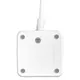 Удлинитель "Куб" 2 гнезда 1USB + 2Type C с быстрой зарядкой, подставкой под телефон и ночником 1,3 метра 1мм2