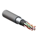 Кабель витая пара TERACOM PRO Cat.5E F/UTP 4 пары solid внешний 24AWG оболочка LDPE цвет черный (упак. 305м)