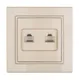 Розетка RJ-45+Phone СП бежевый Минск EKF