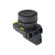 Кнопка SB-21 плоская без фиксации 1NO черная IP65 EKF