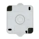 Прага Кнопка звонка 1-клавишная 10А IP44 белая EKF