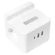 Удлинитель "Куб" 2 гнезда 1USB + 2Type C с быстрой зарядкой, подставкой под телефон и ночником 1,3 метра 1мм2