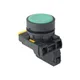 Кнопка SB-21 плоская без фиксации 1NС зеленая IP65 EKF