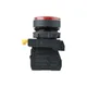 Кнопка SB-27 плоская без фиксации c подсветкой 24V DC 1NC красная IP65 EKF