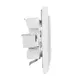 Розетка RJ-45 2-местная СП Минск белая EKF