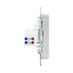 Механизм розетки RJ45 (cat5), алюминий Эпика EKF