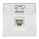 Розетка RJ11, 2 модуля EKF