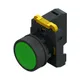 Кнопка SB-21 плоская без фиксации 1NO черная IP65 EKF
