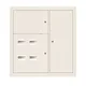 Щит этажный 4 кв. RAL9001 (1000х950х150) EKF Basic