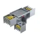 Секция Т-образная вертикальная 4000 А IP55 AL 3L+N+PE(КОРПУС)