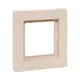 1 - местная рамка, IP44, кремовая, пластик Эпика EKF