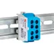 Клемма распределительная КСР с двойным винтом 2x35/2x25 синяя EKF PROxima