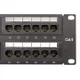Патч-панель TERACOM CS 19'' Cat.6A 1U полный экран STP 24 порта RJ-45 Dual IDC с органайзером