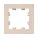 1 - местная рамка, кремовая, пластик Эпика EKF