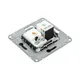 Механизм розетки TV+RJ45 (cat5), чёрный Эпика EKF