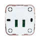 Розетка RJ-45 1-местная ОП Минск, 1А, 120В, тёмное дерево EKF
