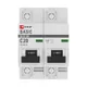 Автоматический выключатель 2P 20А (C) 10kA ВА 47-100 EKF Basic