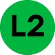 Наклейка "L2" d=20 EKF PROxima