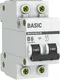 Автоматический выключатель 2P 6А (B) 4,5кА ВА 47-29 Basic
