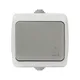 Мурманск Кнопка звонка 1-клавишная 10А IP54 серая EKF