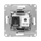 Механизм розетки HDMI+RJ45 (cat5), чёрный Эпика EKF