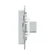Механизм розетки HDMI+RJ45 (cat5), алюминий Эпика EKF